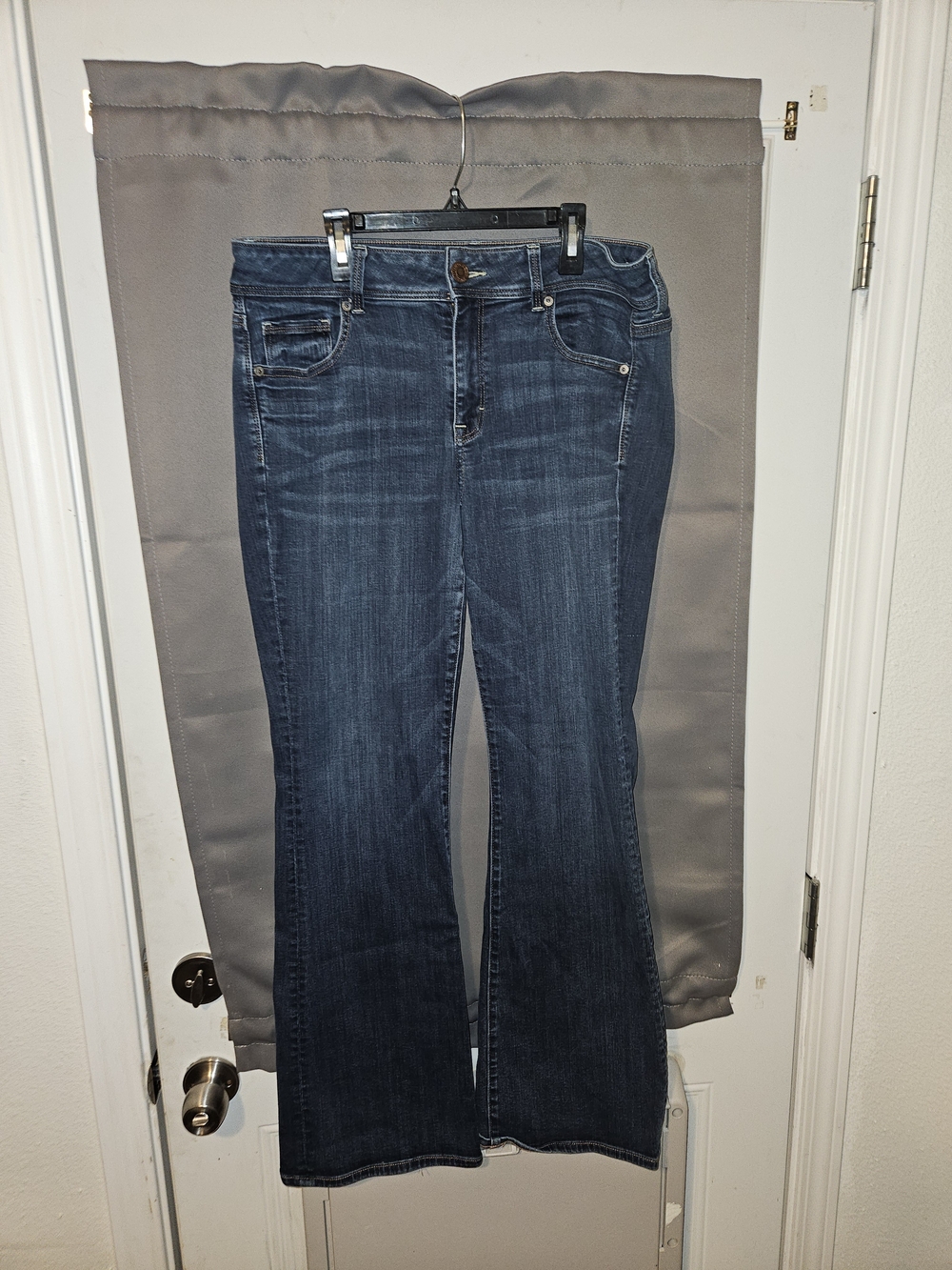 American Eagle Outfitters Women’s Dark Denim Super Stretch Kick Boot 12 R